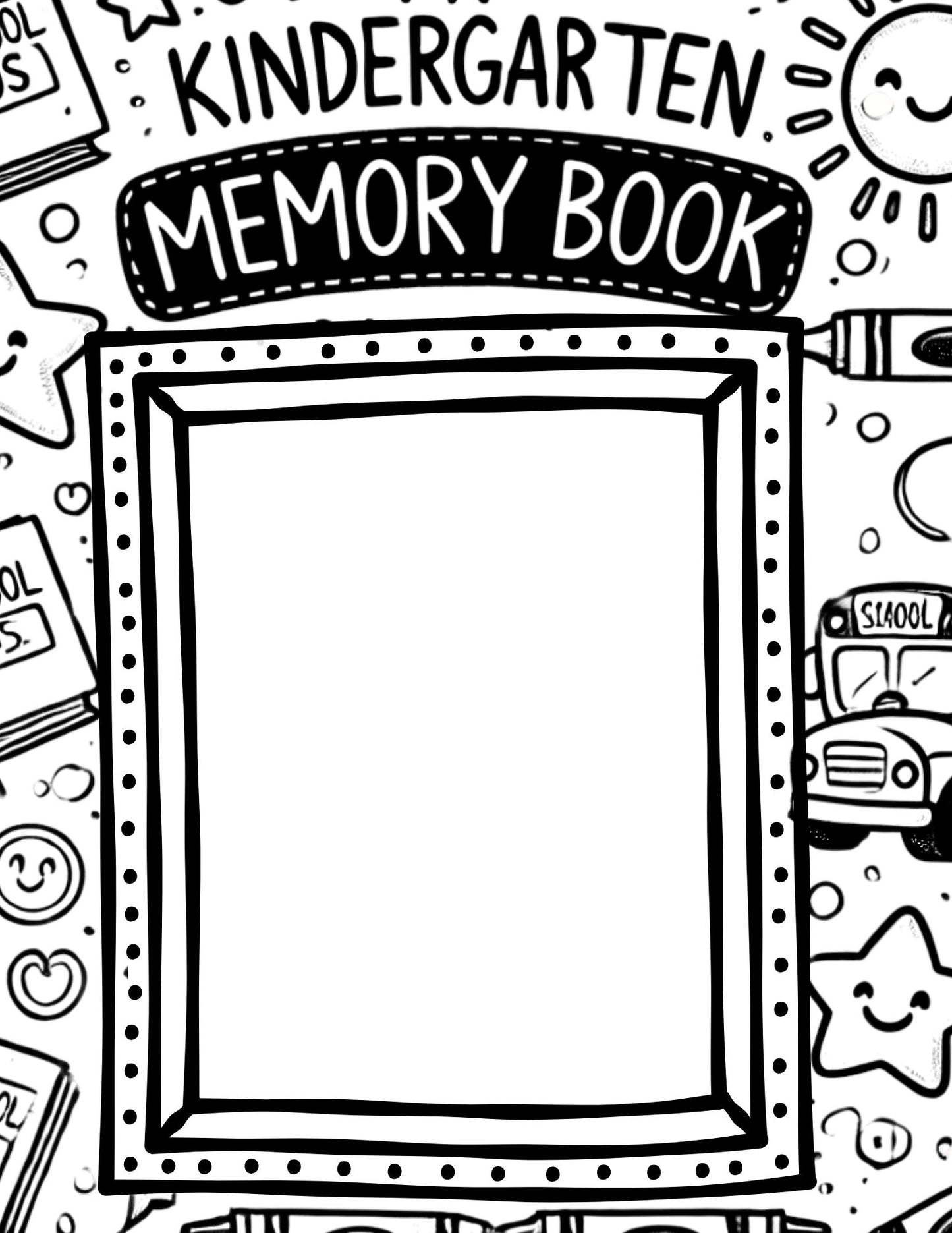 Kindergarten Memory Book – Printable End-of-Year Keepsake