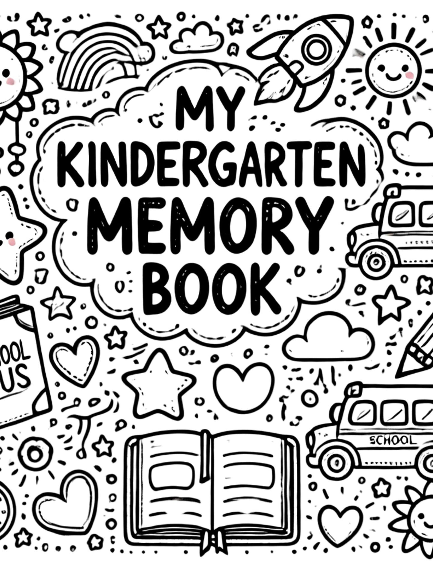 Kindergarten Memory Book – Printable End-of-Year Keepsake