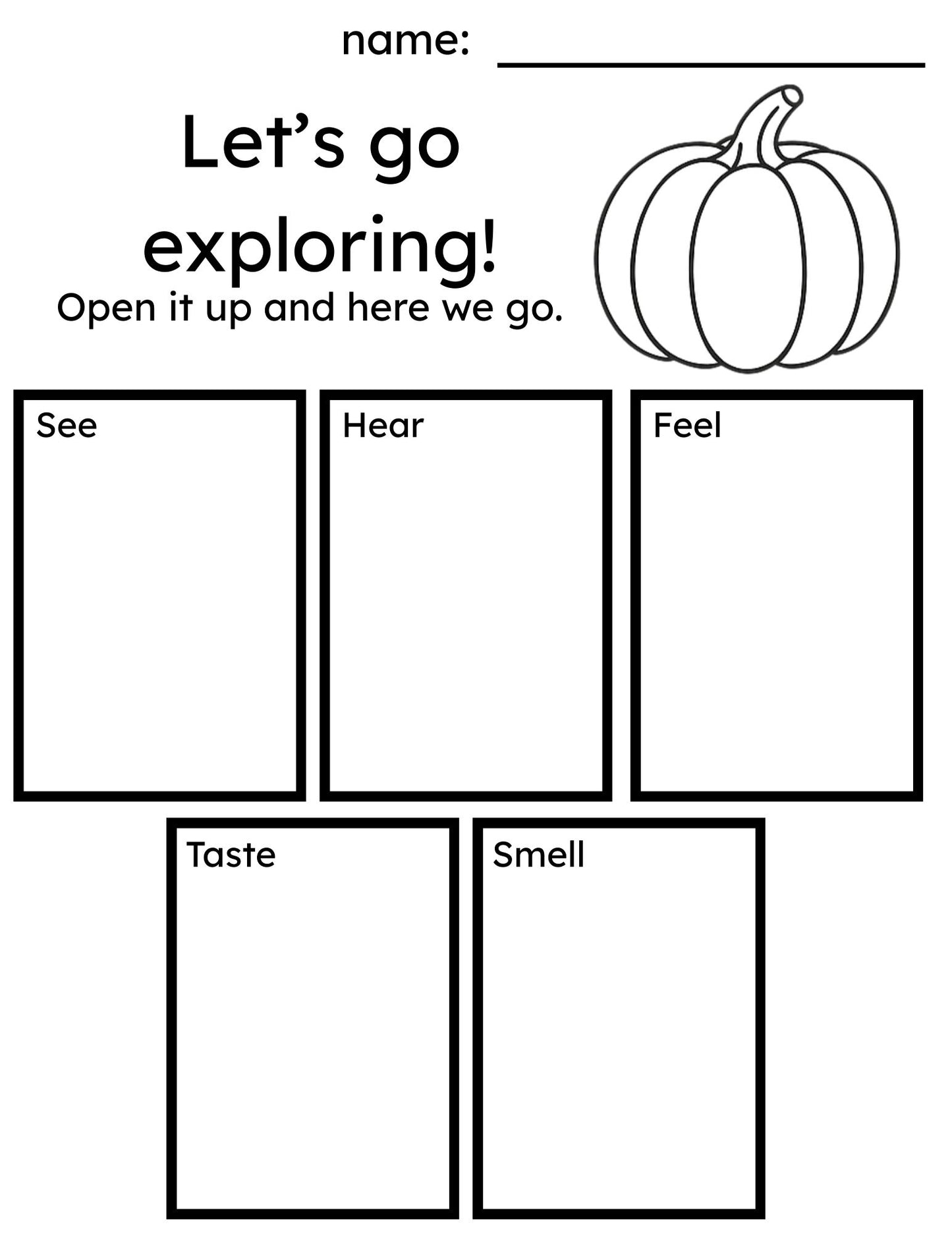 All About Pumpkins | Fall Printable Activities for Kids