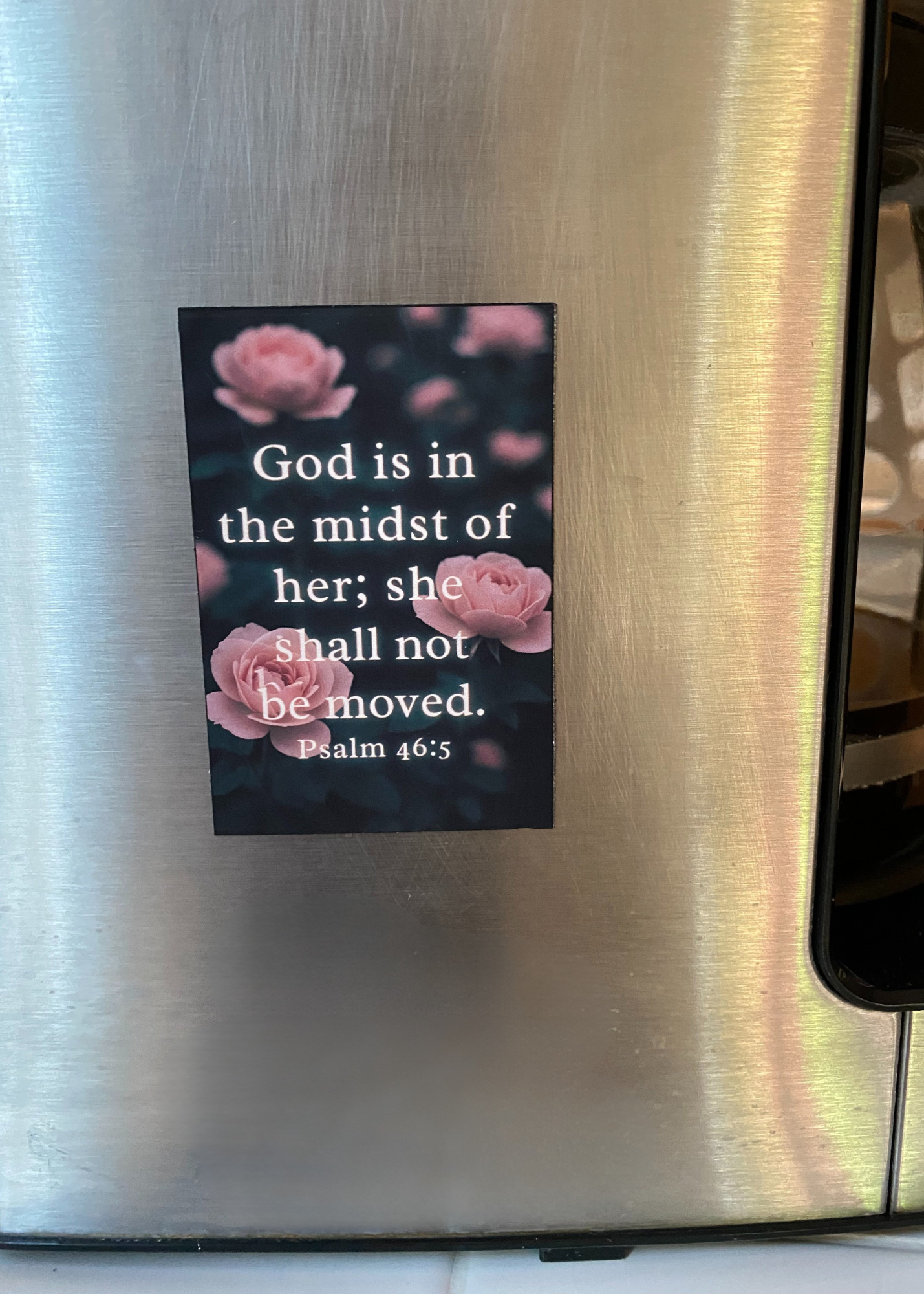 “God Is in the Midst of Her” Scripture Magnet – Psalm 46:5