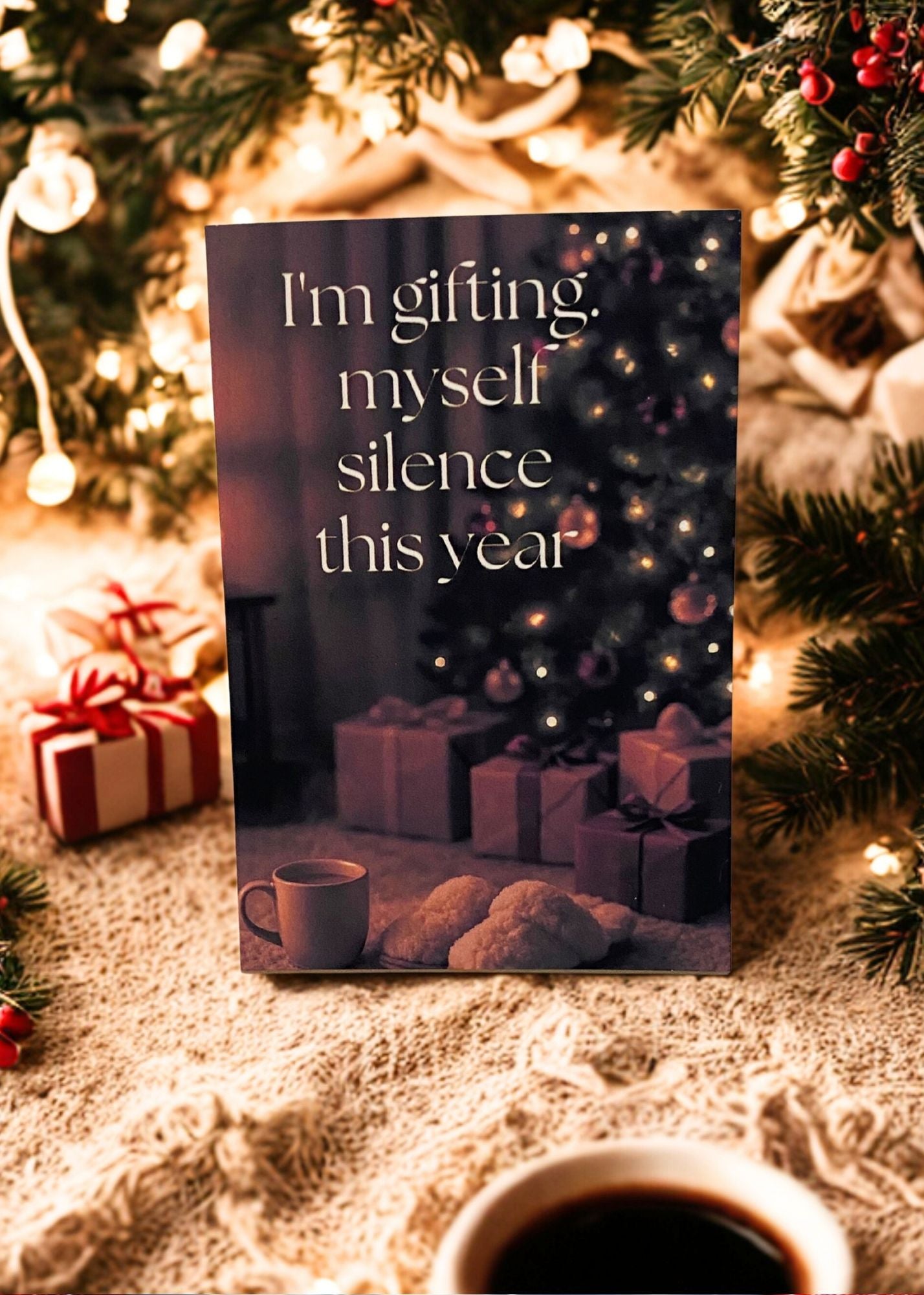 Winter Magnet Pack – Set of 6 Cozy Aesthetic Quote Magnets | 2x3 Fridge Decor for the Holiday Season