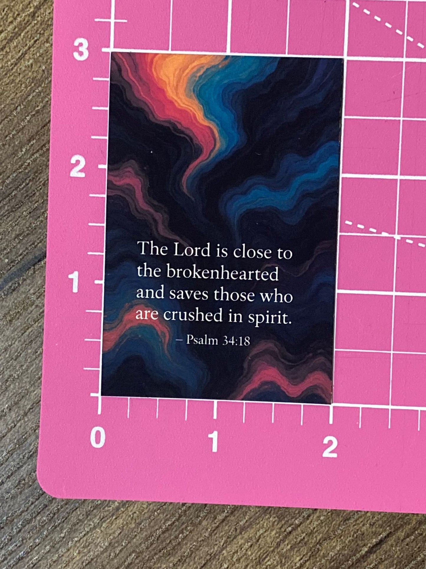 Psalm 34:18 Magnet – The Lord is Close to the Brokenhearted