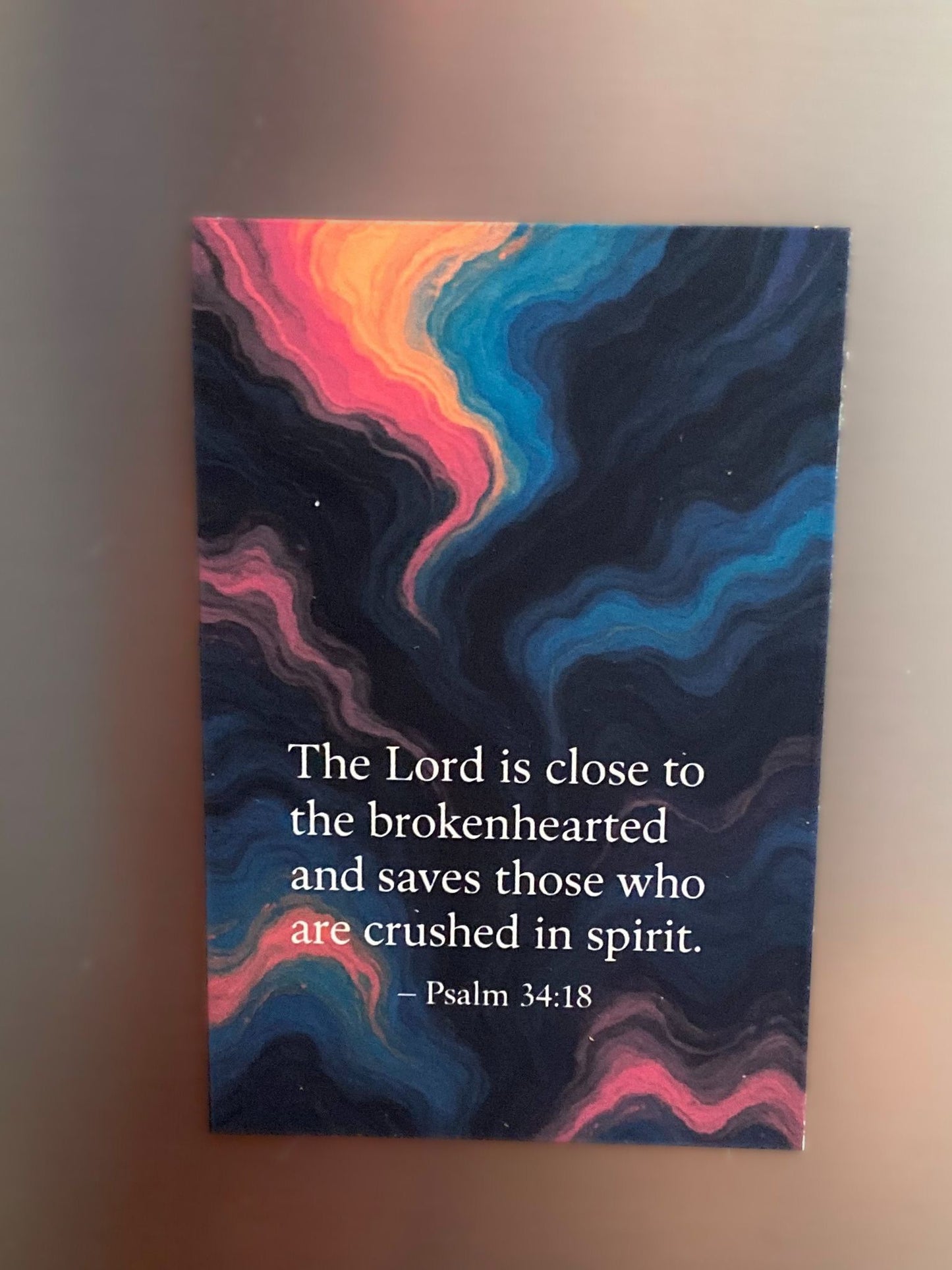 Psalm 34:18 Magnet – The Lord is Close to the Brokenhearted