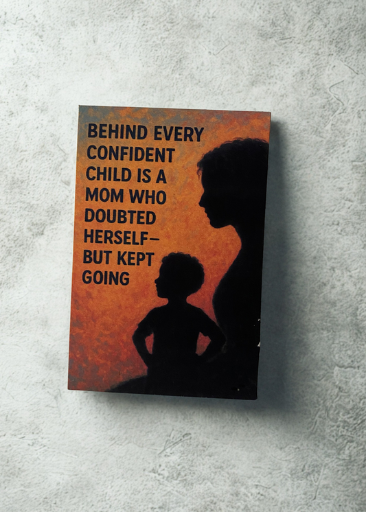 “Behind Every Confident Child” Matte Magnet