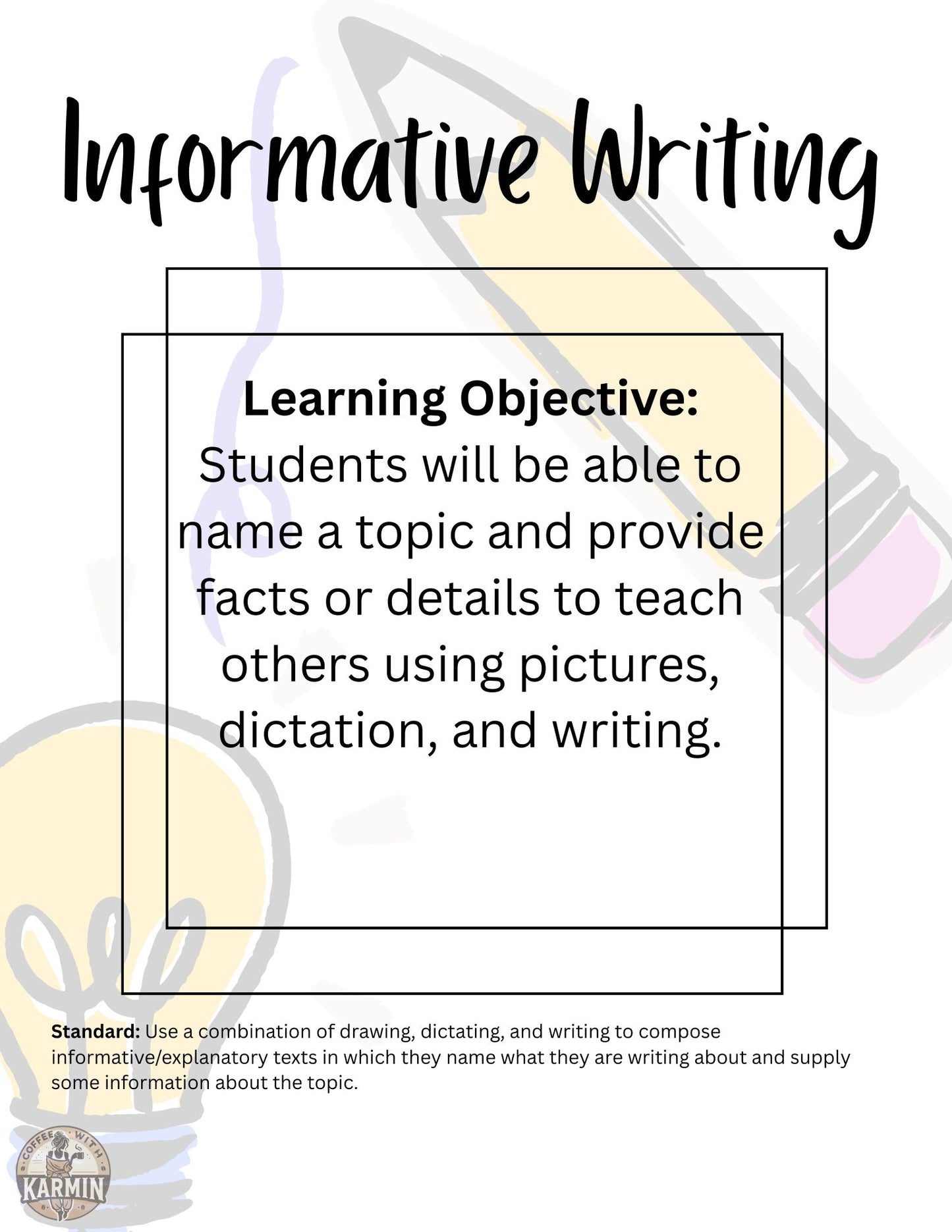Little Author Pack: Informative Writing (Kindergarten)