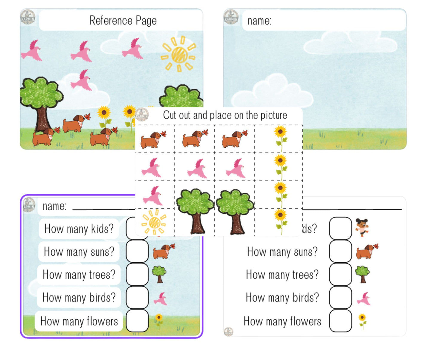 Numbers 0–5 Activity Pack (Digital Download)