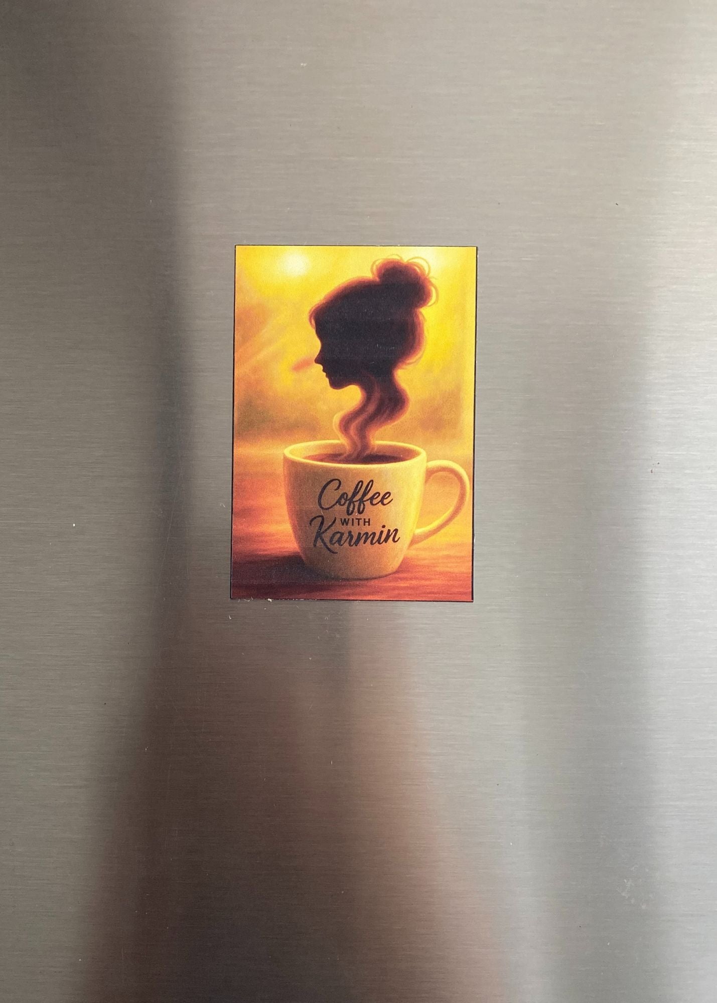 Coffee with Karmin Magnet – Silhouette Steam Design