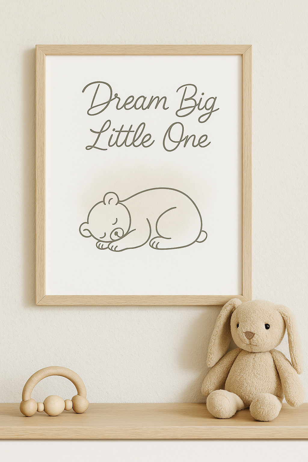 Neutral Nursery Wall Art Set of 7 (Digital Download) – Minimalist Line Art Prints for Kids Room & Baby Nursery Decor