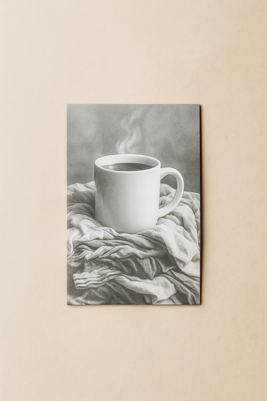 “Laundry & Lattes” Coffee Magnet – Laminated Finish