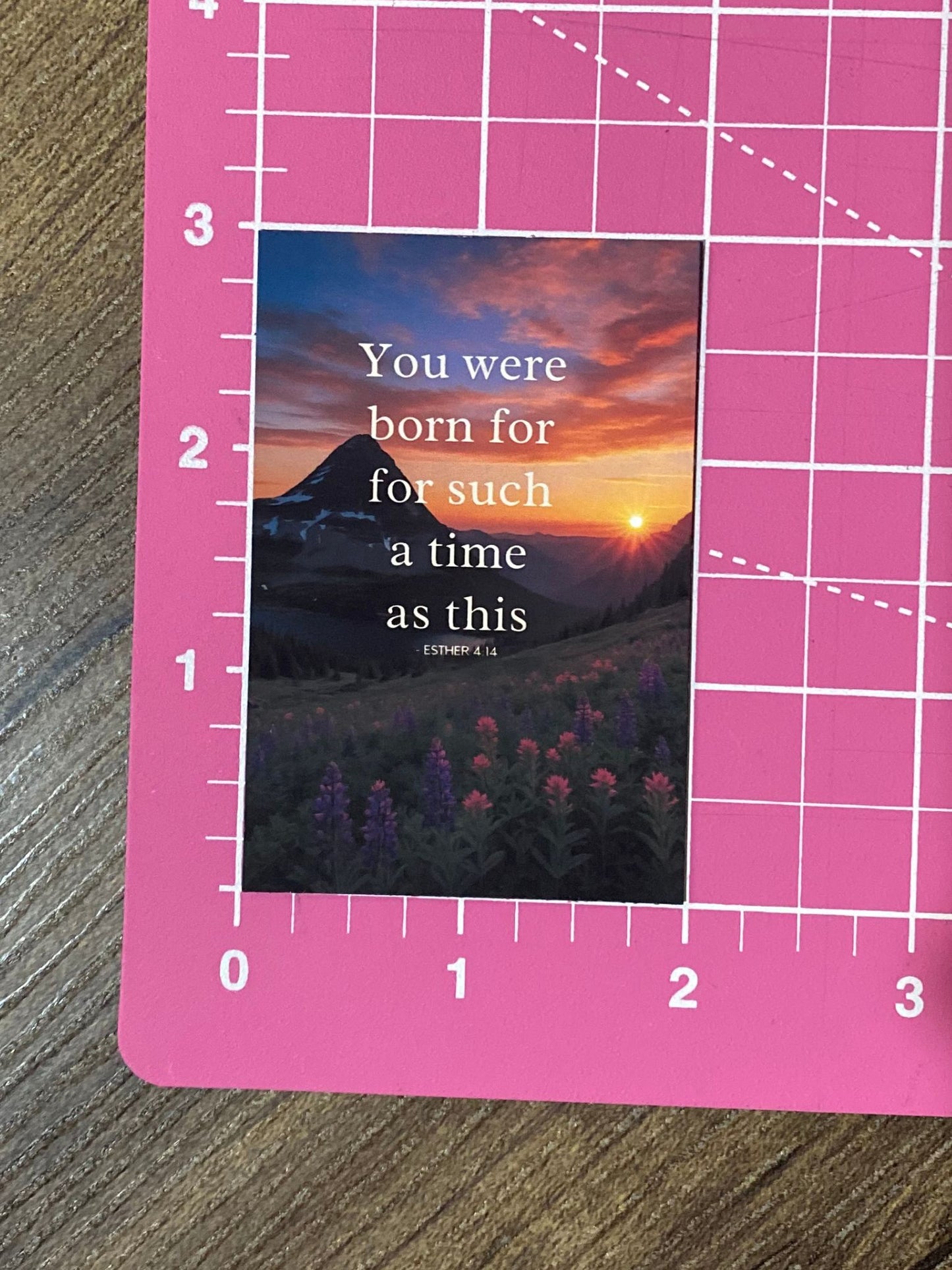 Esther 4:14 Scripture Magnet – “You Were Born for Such a Time as This” | Inspirational Christian Gift