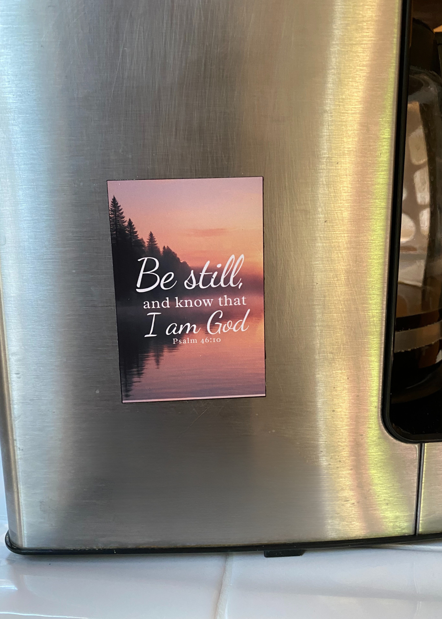 “Be Still and Know” Scripture Magnet – Psalm 46:10
