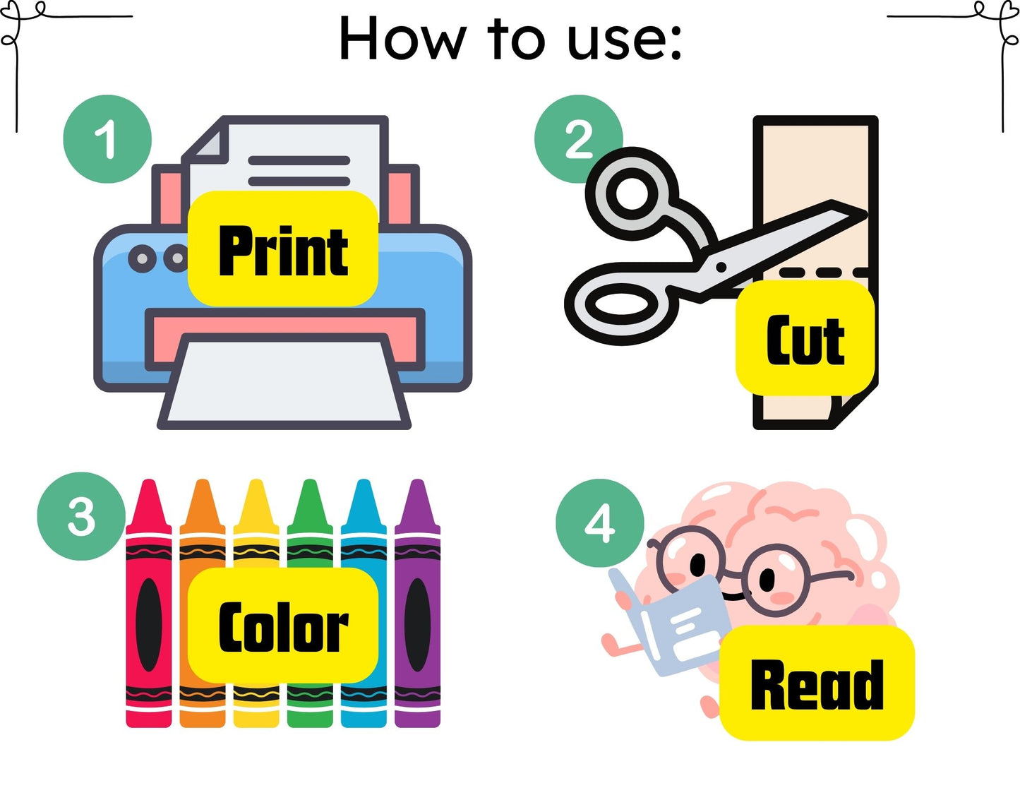 Pack 4: Sight Word Sentence Builder (for, have, of, they, said, want)