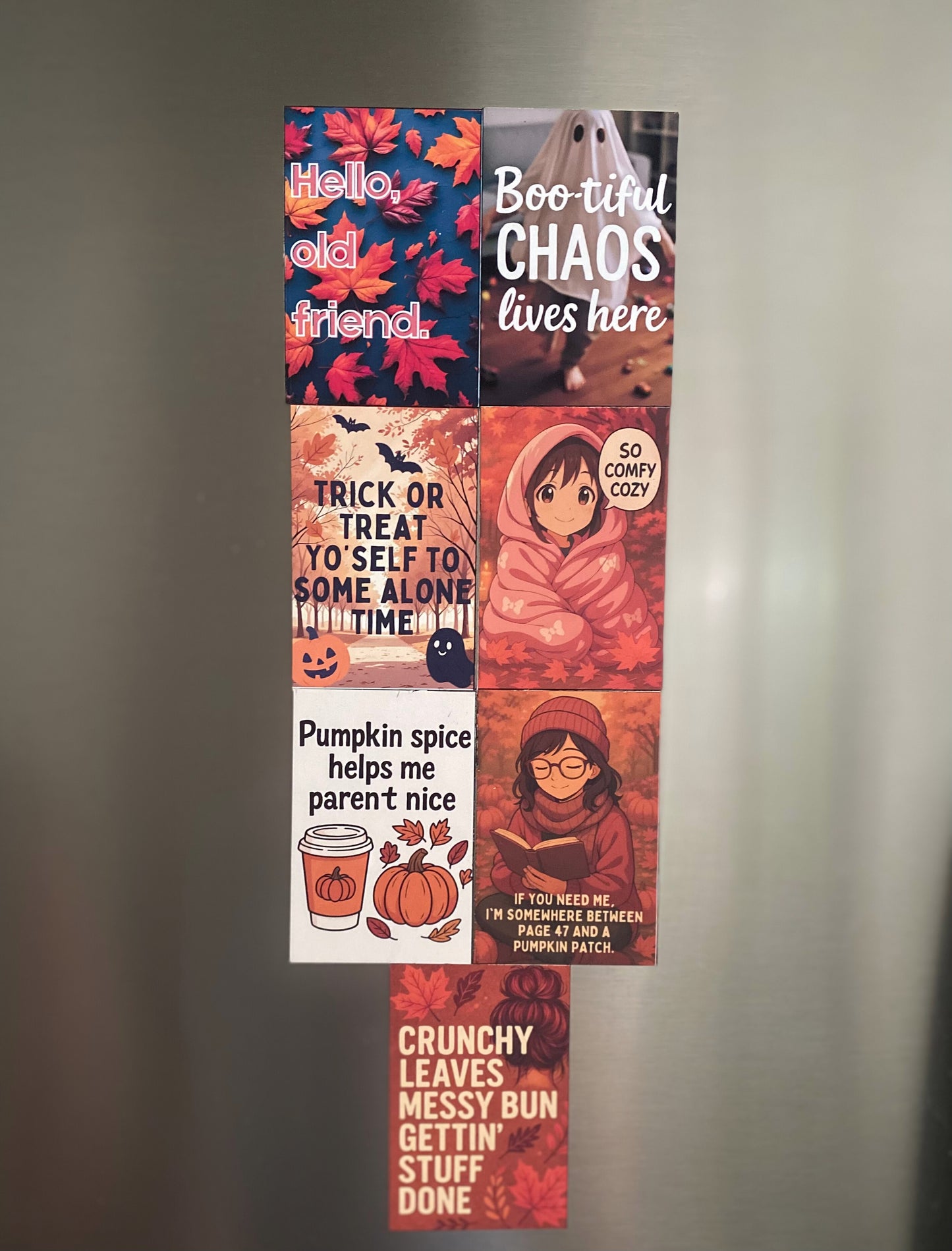 Fall Vibes Magnet Collection (Set of 7)