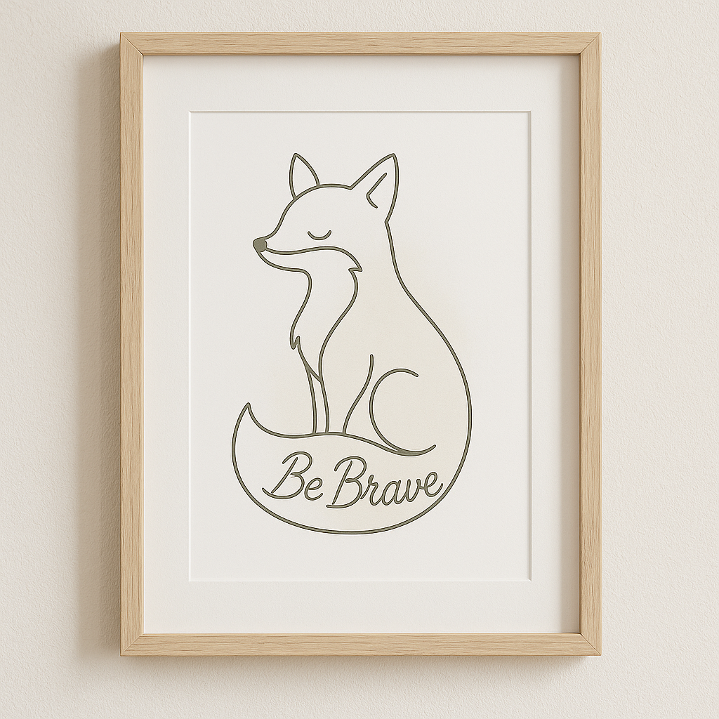 Neutral Nursery Wall Art Set of 7 (Digital Download) – Minimalist Line Art Prints for Kids Room & Baby Nursery Decor