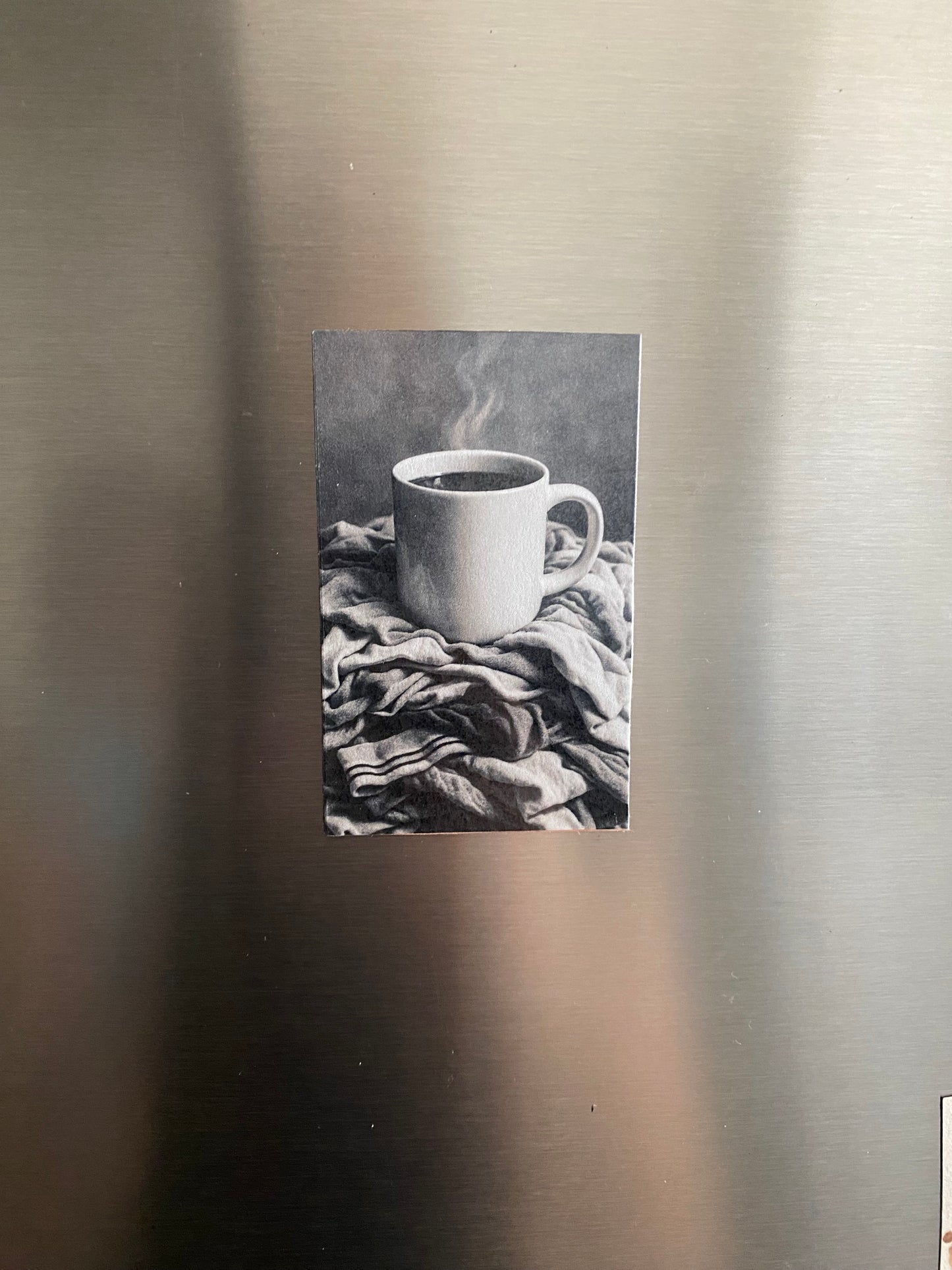 “Laundry & Lattes” Coffee Magnet – Laminated Finish