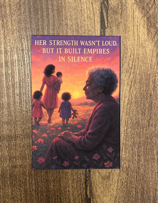 Built Empires in Silence Magnet – Matte Finish