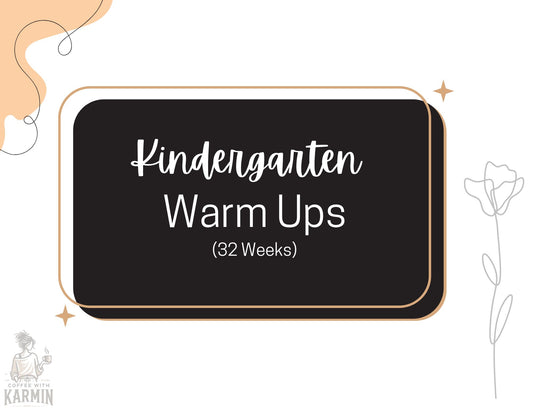 Free Kindergarten Math Warmups Workbook sample