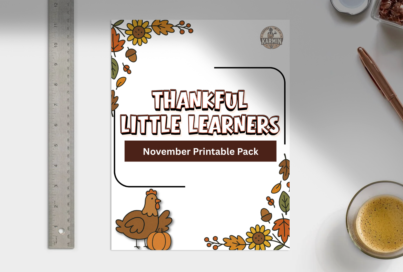 November Printable Pack | Thankful Little Learners Edition
