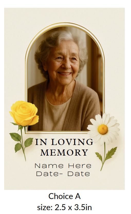 Custom Magnet – In Loving Memory Keepsake