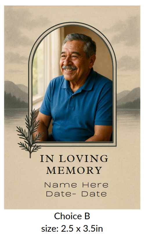 Custom Magnet – In Loving Memory Keepsake