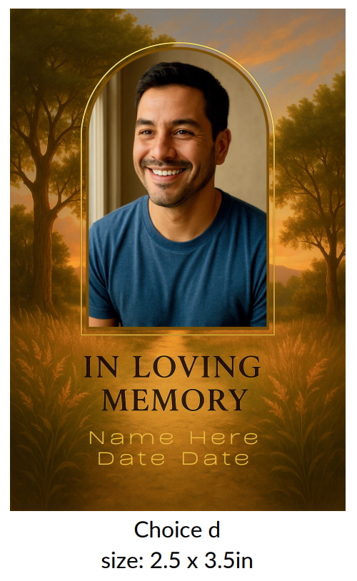 Custom Magnet – In Loving Memory Keepsake