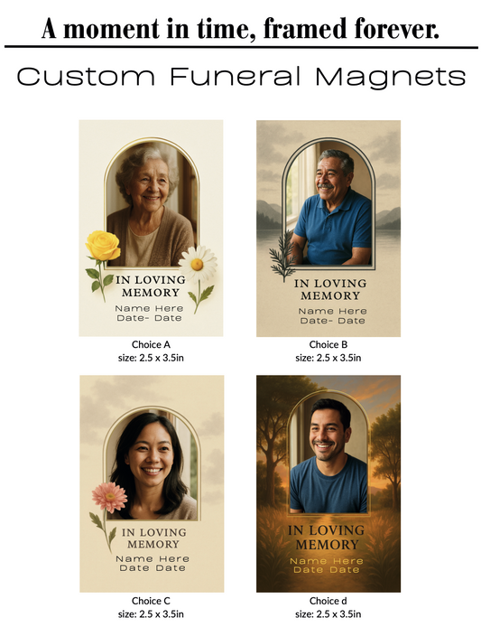 Custom Magnet – In Loving Memory Keepsake